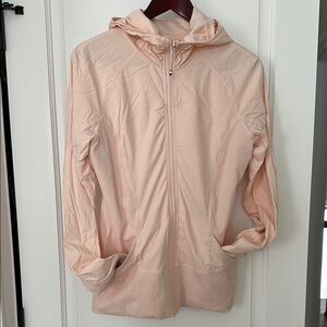 Light Pink Hooded Jacket